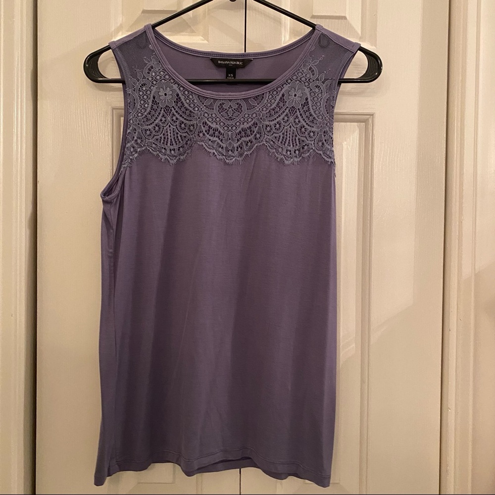 Blue/Purple Banana Republic Tank